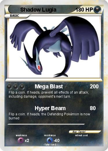 Pokemon Shadow Lugia