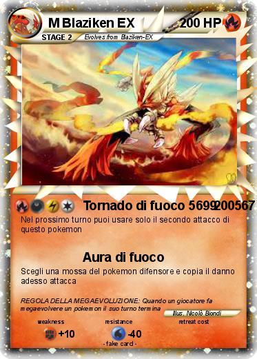 Pokemon M Blaziken EX