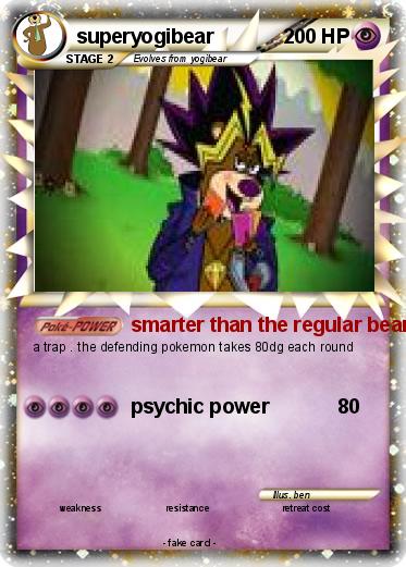 Pokemon superyogibear