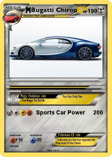 Pokemon Bugatti Chiron