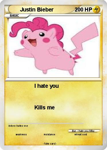 Pokemon Justin Bieber