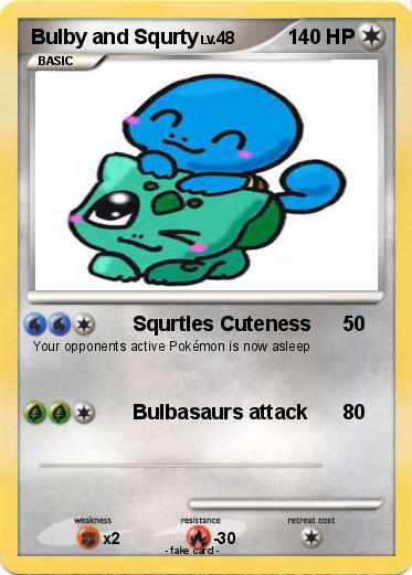 Pokemon Bulby and Squrty