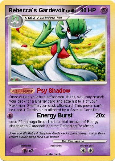Pokemon Rebecca`s Gardevoir