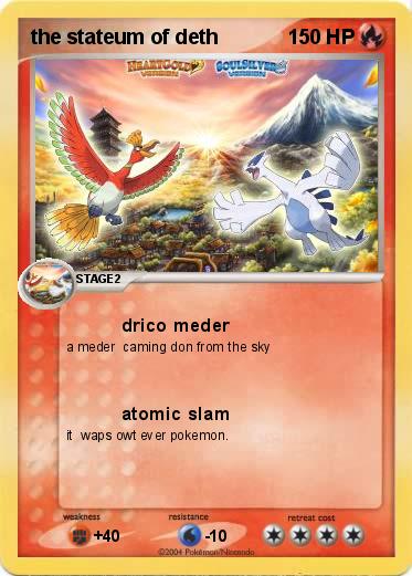 Pokemon the stateum of deth