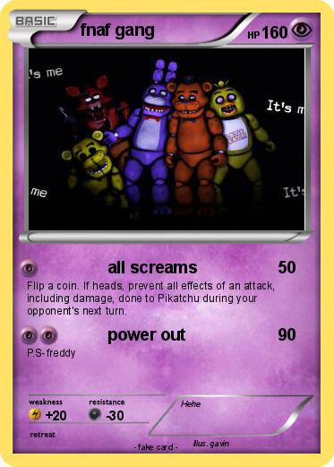 Pokemon fnaf gang