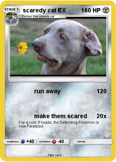 Pokemon scaredy cat EX