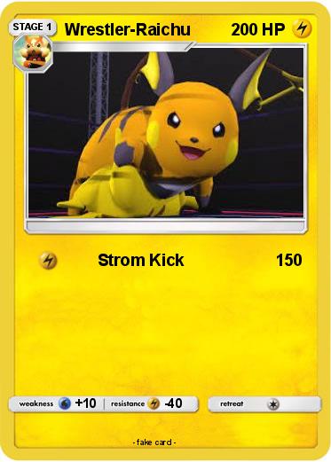 Pokemon Wrestler-Raichu
