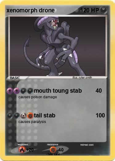 Pokemon xenomorph drone