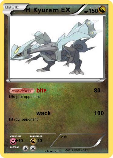 Pokemon M Kyurem EX