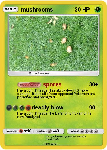 Pokemon mushrooms