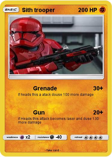 Pokemon Sith trooper