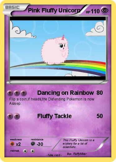 Pokemon Pink Fluffy Unicorn