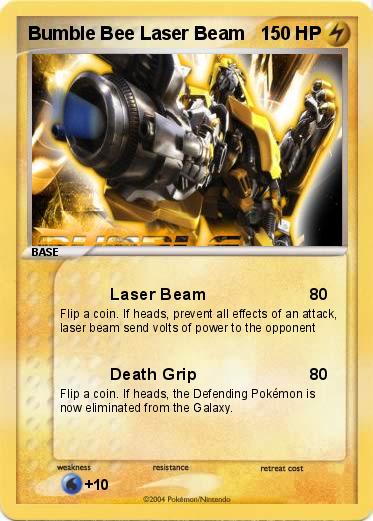 Pokemon Bumble Bee Laser Beam