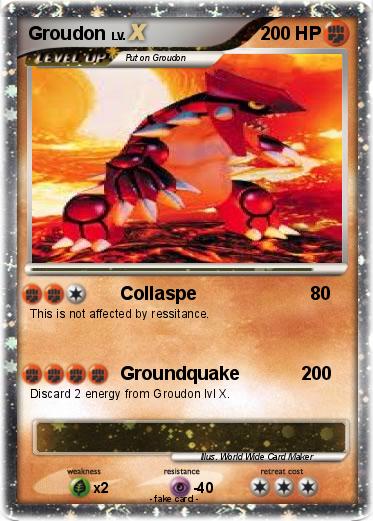 Pokemon Groudon