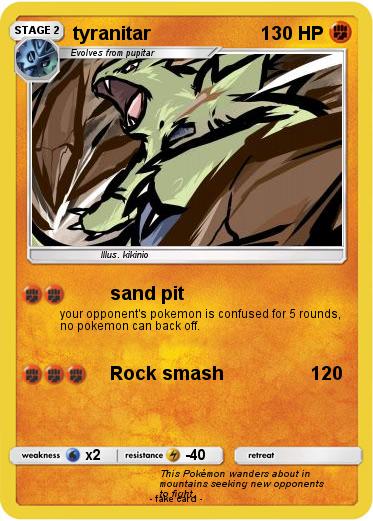 Pokemon tyranitar