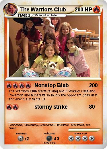 Pokemon The Warriors Club