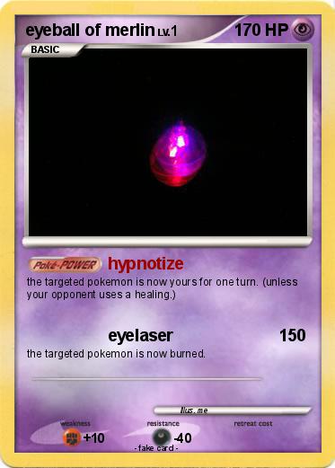 Pokemon eyeball of merlin