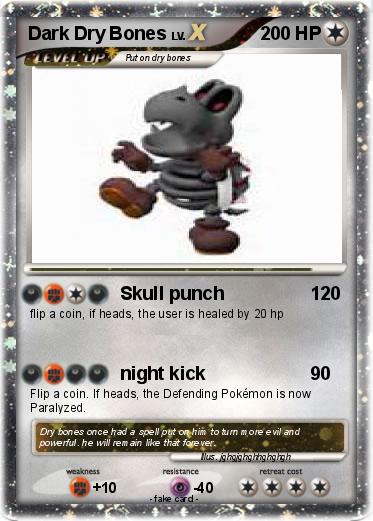 Pokemon Dark Dry Bones