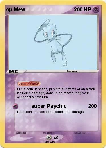 Pokemon op Mew