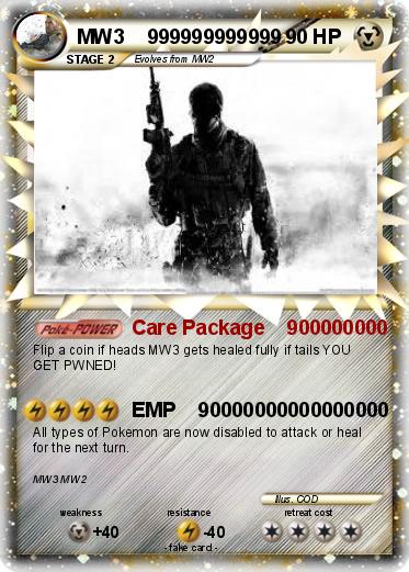 Pokemon MW3    999999999999