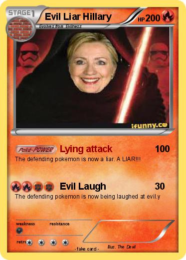 Pokemon Evil Liar Hillary