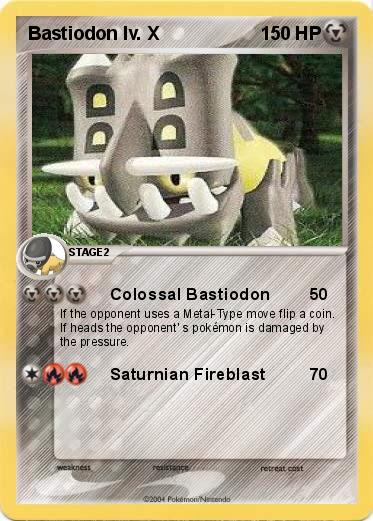 Pokemon Bastiodon lv. X