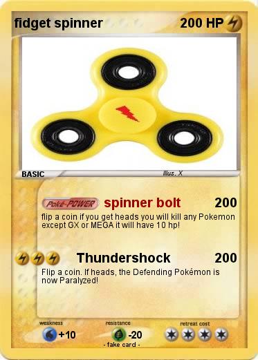 Pokemon fidget spinner