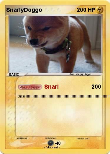 Pokemon SnarlyDoggo