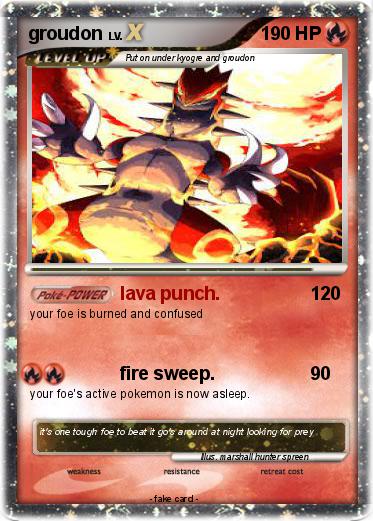 Pokemon groudon