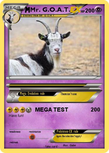 Pokemon Mr. G.O.A.T.