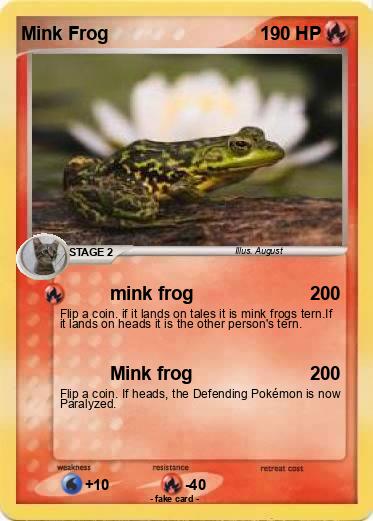 Pokemon Mink Frog Pokemon Mink Frog