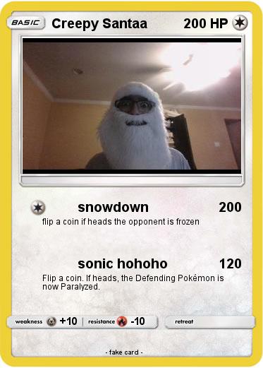 Pokemon Creepy Santaa