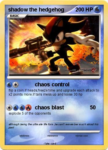 Pokemon shadow the hedgehog
