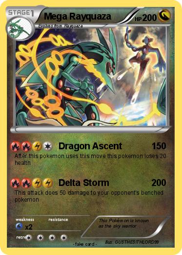 UnovaRPG - Finally, Mega #Rayquaza is here! As the original games, to use  this Mega Evolution you need to teach Dragon Ascent to your #Pokemon. To do  this simply visit your Pokemon
