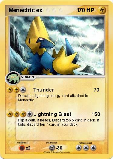 Pokemon Menectric ex                      1