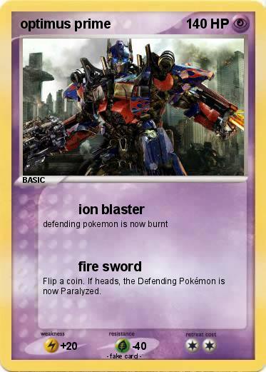 Pokemon optimus prime