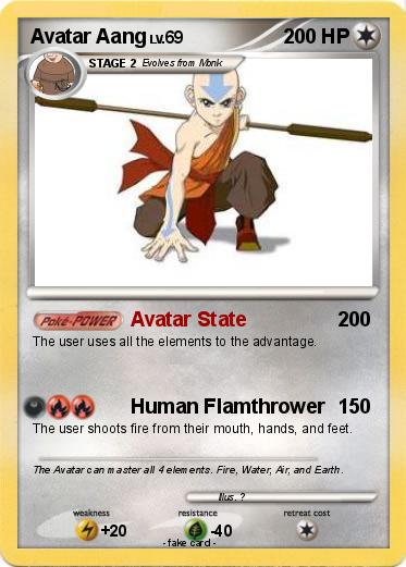 Pokemon Avatar Aang