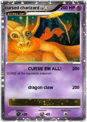 Pokemon cursed charizard