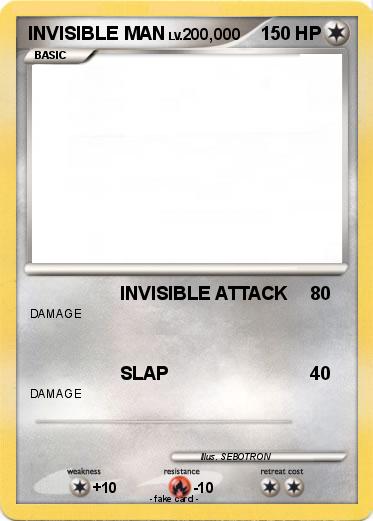 Pokemon INVISIBLE MAN