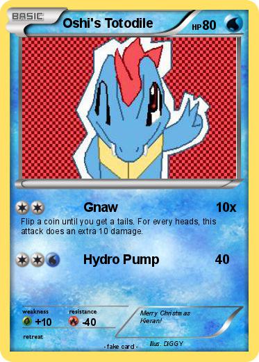Pokemon Oshi's Totodile