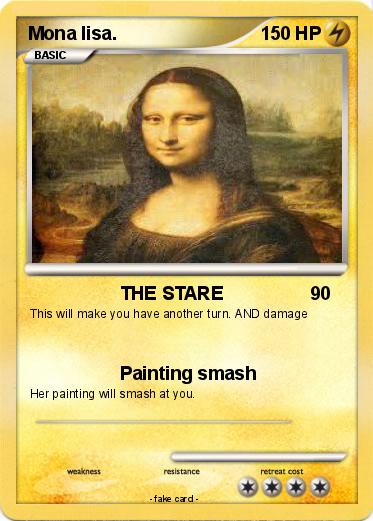 Pokemon Mona lisa.