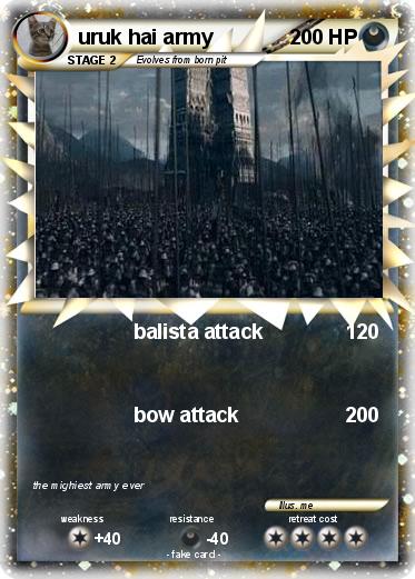 Pokemon uruk hai army