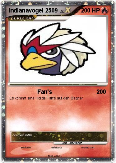 Pokemon Indianavogel 2509