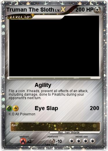 Pokemon Truman The Sloth