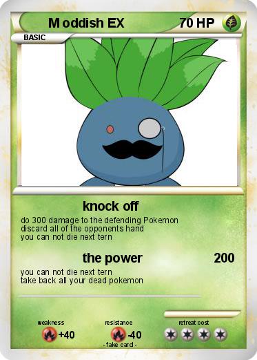 Pokemon M oddish EX