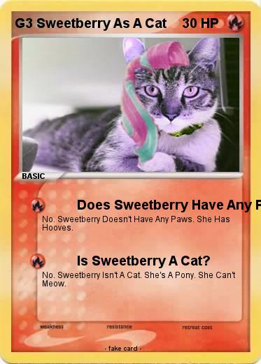 Pokemon G3 Sweetberry As A Cat
