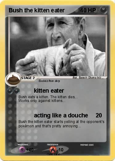 Pokemon Bush the kitten eater