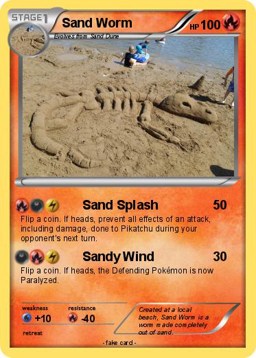 Pokemon Sand Worm