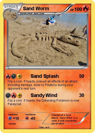Pokemon Sand Worm