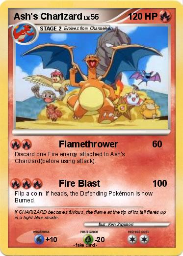 Pokemon Ash's Charizard